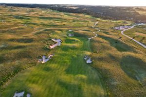 Prairie Club (Dunes) 18th Sunset Approach